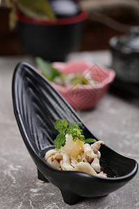 日本鱼旗鱼皮蘑菇背景
