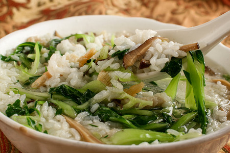 菜泡饭蟹肉泡饭高清图片