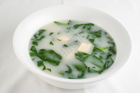 豆腐青菜汤图片