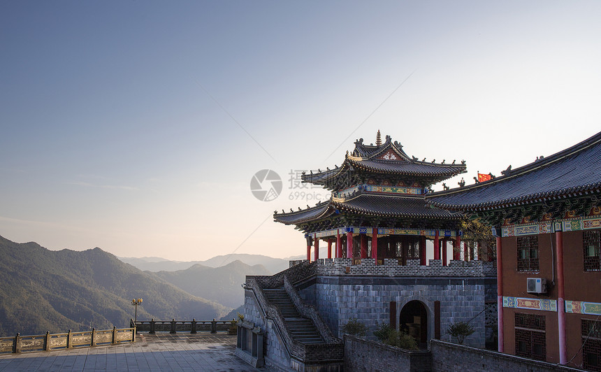 温州市雁荡山龙兴观建筑图片