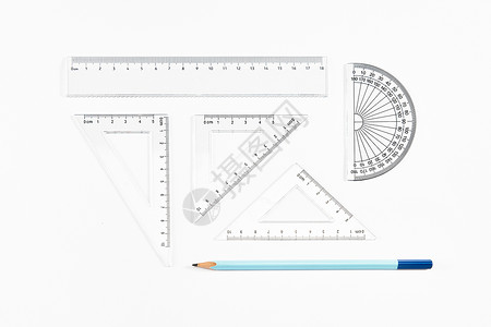 套装尺子文具高清图片
