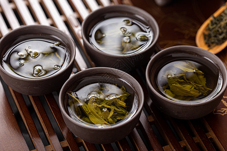 中国风拍摄茶叶背景图片