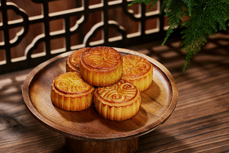 美味中国传统中秋节月饼美食高清图片素材
