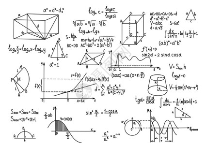 公理笔画几何公式科学知识设计图片