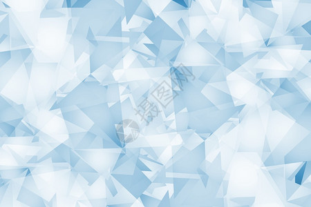 浅蓝色三角形背景抽象的图片