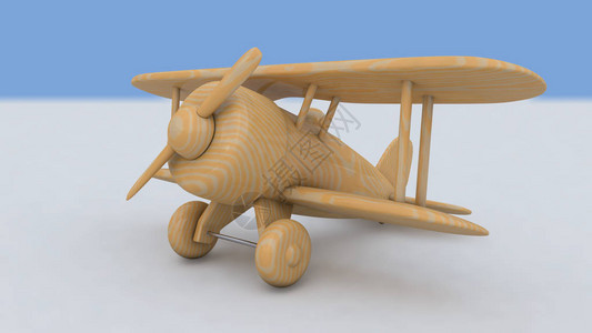 木玩具飞机背景3图片