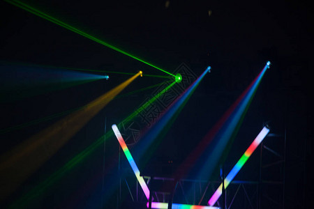 迪斯科舞厅的灯光图片