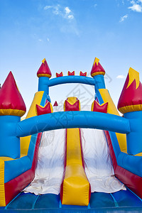 儿童充气城堡跳跃乐园图片