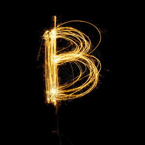 烟火浅色字母B背景图片