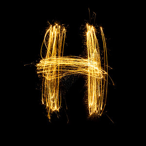 烟火浅色字母H背景图片