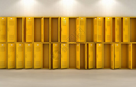 无规矩不方圆平板看一学校走廊3D制成的一串开着空黄设计图片