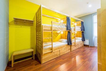 宿舍床位布置在房间里图片