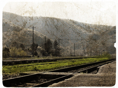 老铁路的老式图片图片