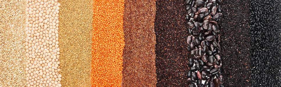 各种黑豆大米quinoa红扁豆图片