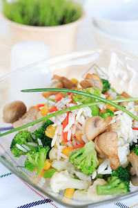 健康食品蔬菜米饭沙拉图片