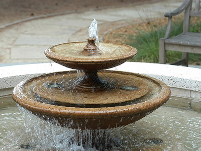 公园喷泉背景图片