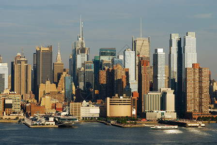纽约市时报曼哈顿广场天际线时图片