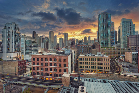 芝加哥现代市中心区图片