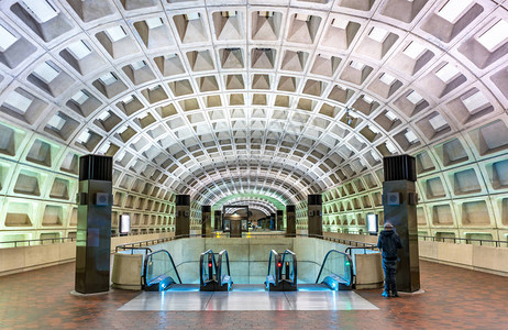 美国华盛顿市南城地铁站图片