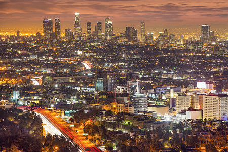 洛杉矶加利福尼亚州美国市中心图片