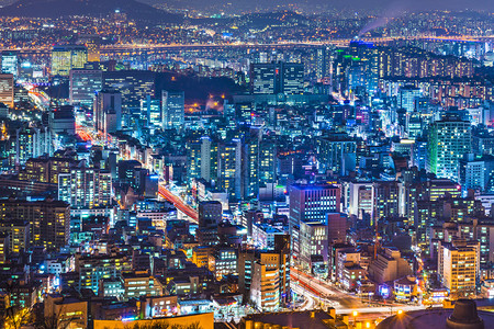 首尔韩国城市景观图片