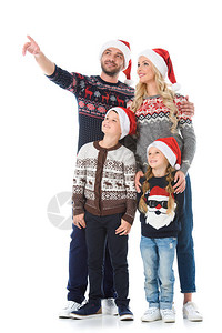 圣诞毛衣和圣塔帽子图片