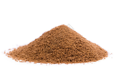 大量的有机大麦谷咖啡粉这是咖啡图片