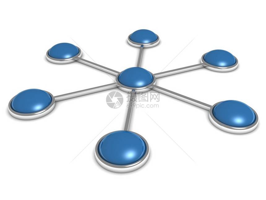 蓝金属结构或网络的蓝色图片