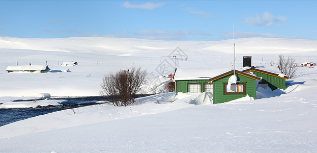 挪威北部县芬马克的小型度假屋图片