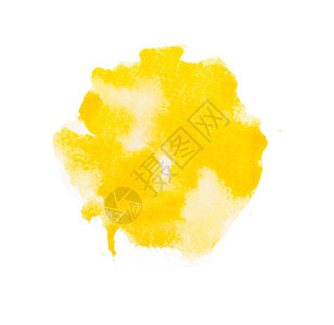抽象水彩画水彩画手绘黄色艺术油漆飞溅污渍图片