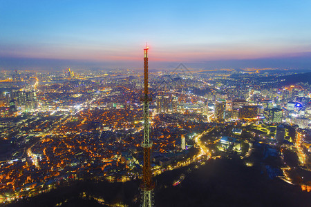 韩国首尔市夜景图片