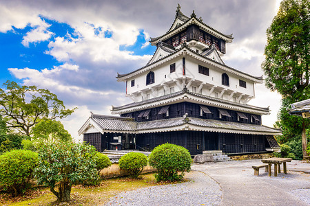 日本山口的岩国城图片