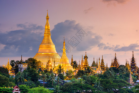 缅甸仰光的Shwe图片