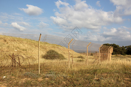 围栏用于保护和防御领土的建筑图片