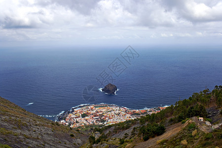 大西洋沿岸的小城镇GarachicoGarachico是Tenerife北岸图片