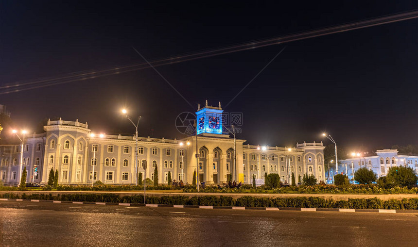 塔吉克斯坦首都杜尚别Bekhzod博图片
