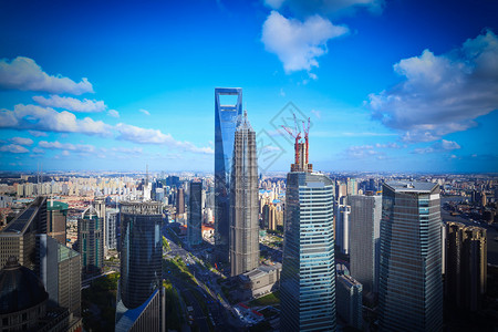 上海浦东城市大厦图片