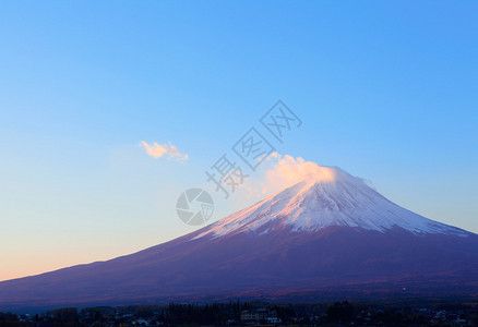 富士山背景图片