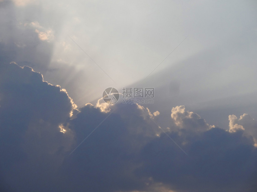 日光云背景图片