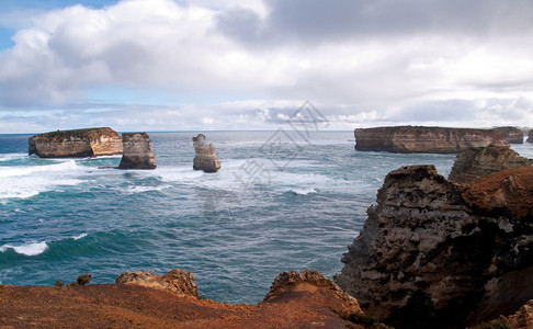 澳大利亚岛屿湾海岸公园沿岸的壮丽景色图片