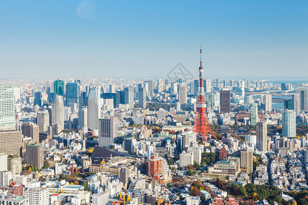 日本东京美丽的城市景观图片