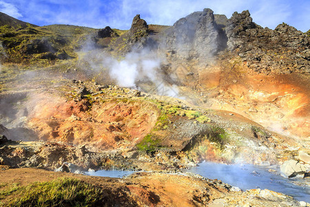 冰岛南部雷克贾达卢尔河谷图片