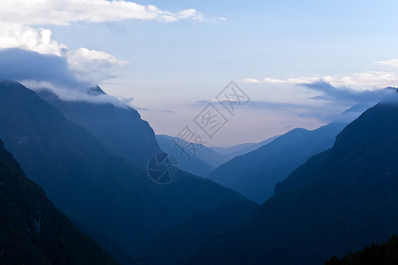 尼泊尔喜马拉山图片