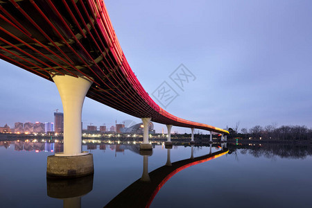 金华现代桥梁背景图片