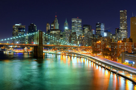 纽约市中心的视图图片