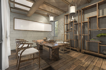 苏州拙政园3d渲染室内设计设计图片
