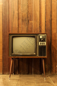 旧老式电视或电视图片