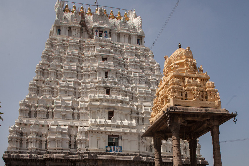 Kanchipuram的Kamakshiamman寺庙图片