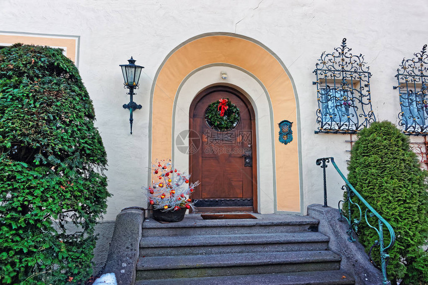 在德国GarmischPartenkirchen的门口图片