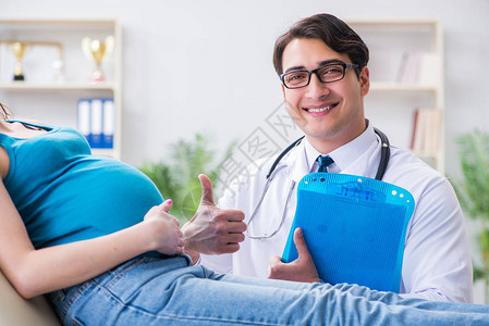 怀孕妇女看医生学图片